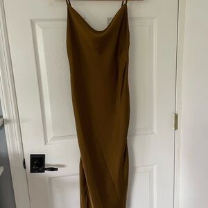 Elegant Brown Dress